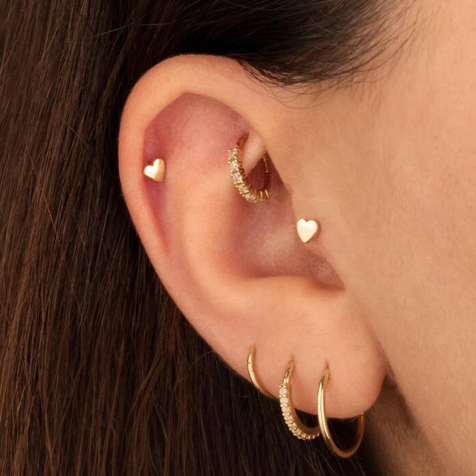 Kalp Minimal Tragus Piercing - 2