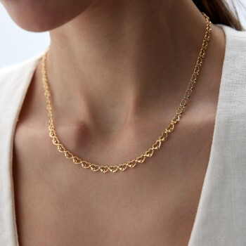 Kalp Motif Zincir - İstor (1)