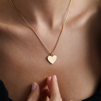 Kalp Plaka Kolye - Koçak (1)