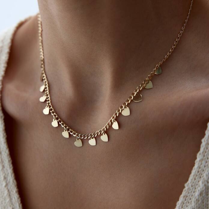 Kalp Pullu Gurmet Kolye - 2