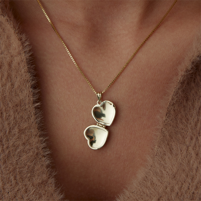 Kalp Vintage Kapaklı Kolye - 3