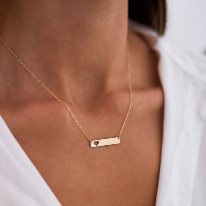 Kalpli Plaka Kolye - 1