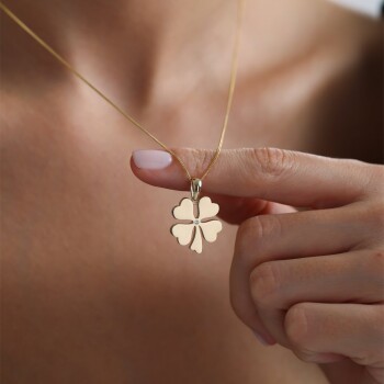 Kalpli Yonca Kolye - Koçak (1)