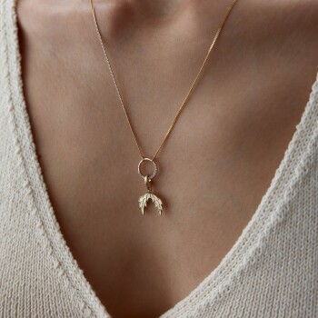 Kanat Charm Kolye - Alen (1)