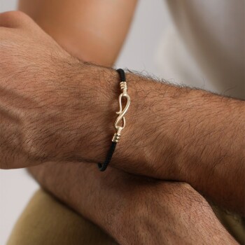 Kanca İpli Erkek Bileklik - Koçak