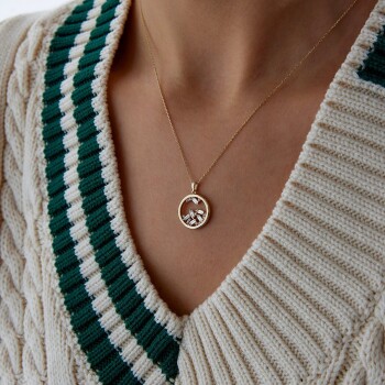 Kar Küresi Baget Kolye - Rayna (1)