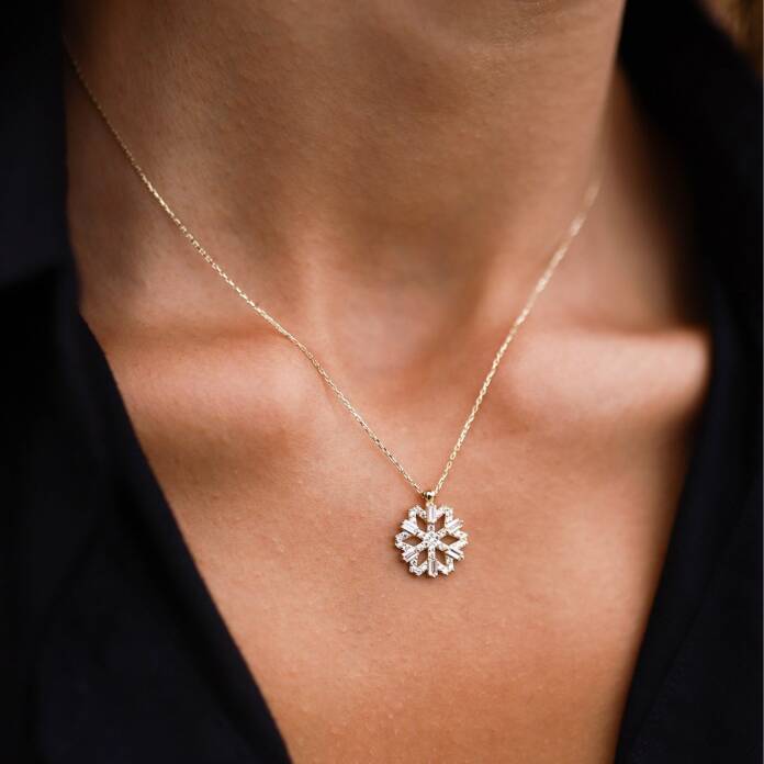 Kar Tanesi Kolye - 1