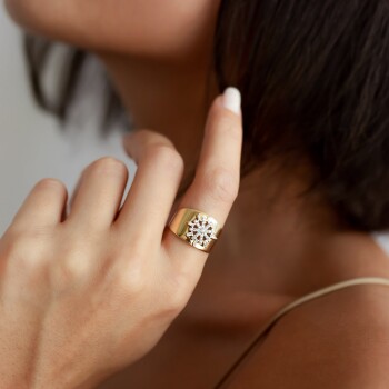 Kar Tanesi Şovalye Yüzük - Cemart