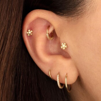 Kar Tanesi Tragus Piercing - Dianora (1)