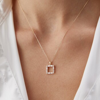 Kare Baget Kolye - Rayna