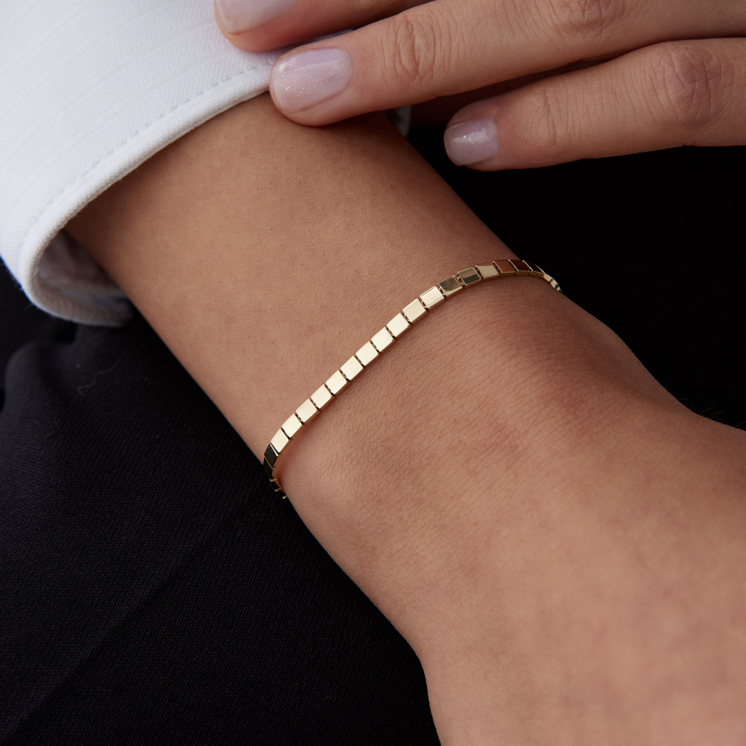 Kare Chocolate Bileklik - 1