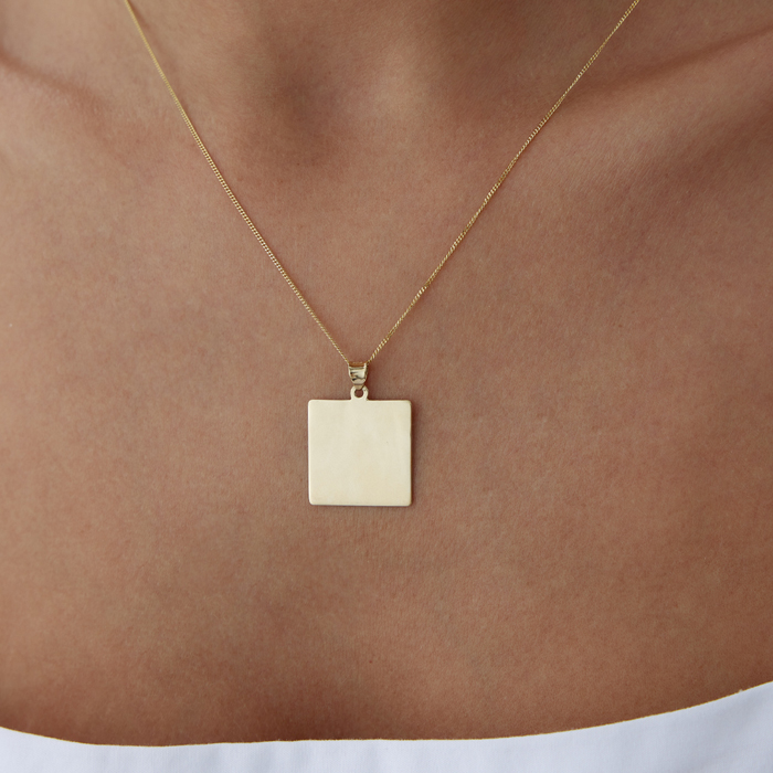 Kare Plaka Kolye - Gökhan Bera (1)