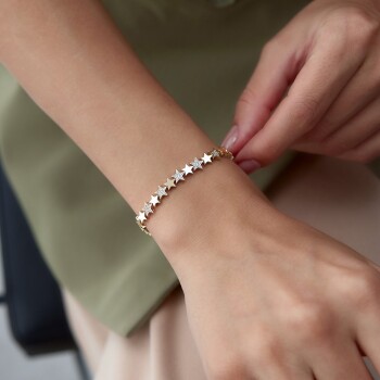 Karışık Yıldız Seli Bileklik - Rayna