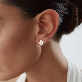 Karo Plaka Küpe - Alen (1)