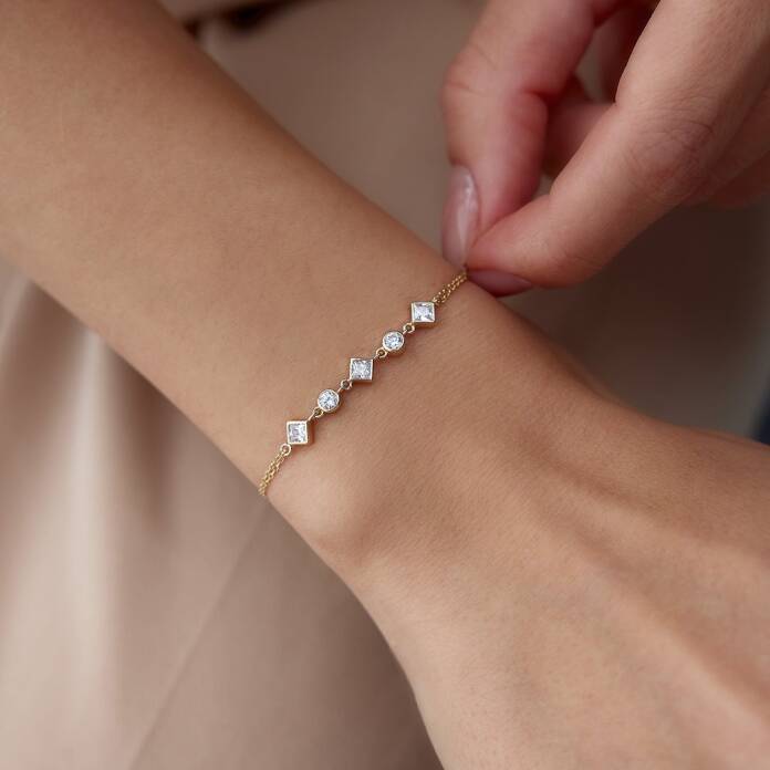 Karo ve Yuvarlak Bileklik - 1