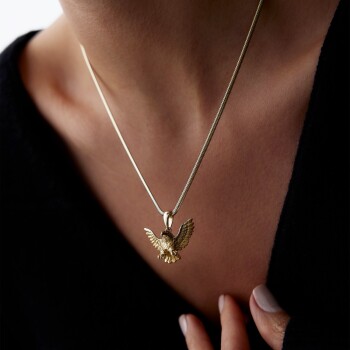 Kartal Duruş Madalyon Kolye - Koçak (1)