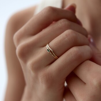 Kavis Point İkili Yüzük - Mazi (1)