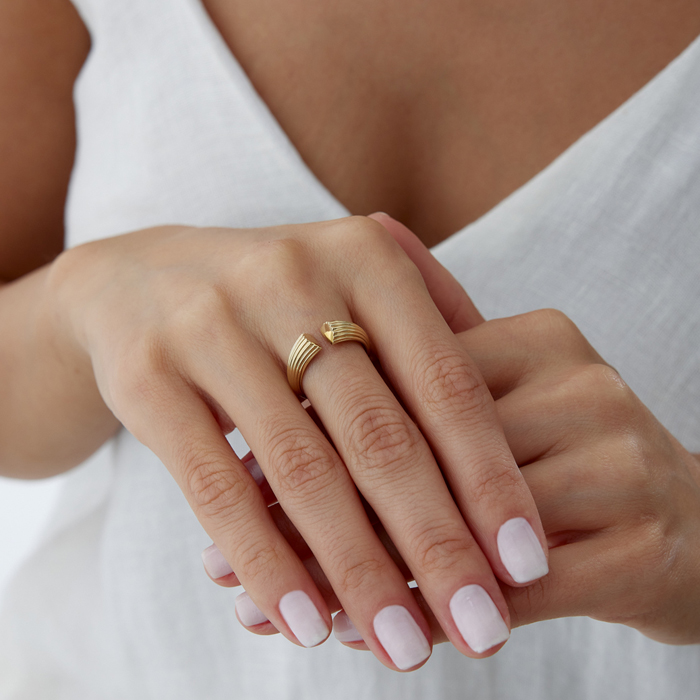 Kavuşan Mussels Yüzük - Cemart (1)