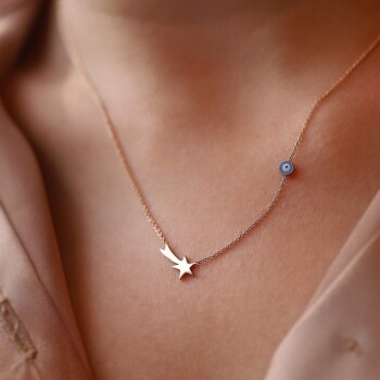 Kayan Yıldızlı Kolye - Rayna