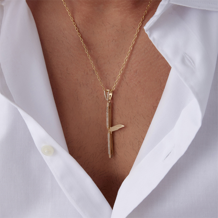 Kelebek Erkek Kolye - Koçak