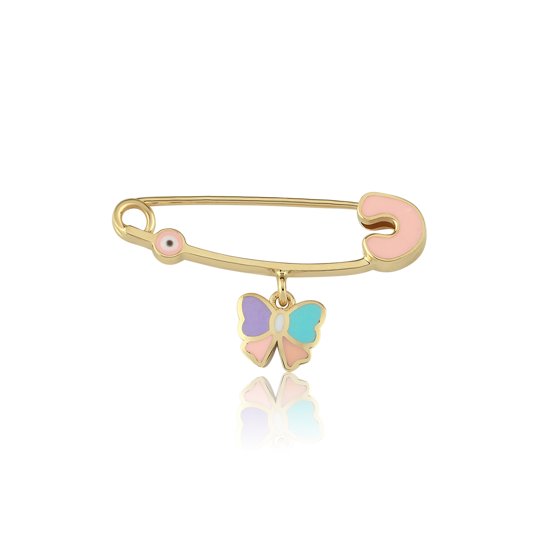 Kelebek Nazar Göz Bebek İğnesi - 1