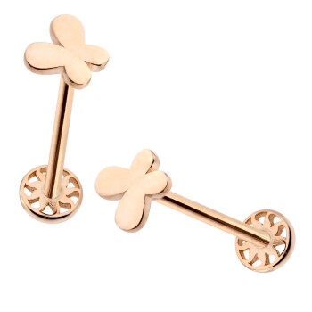 Kelebek Plaka Tragus Piercing - 3