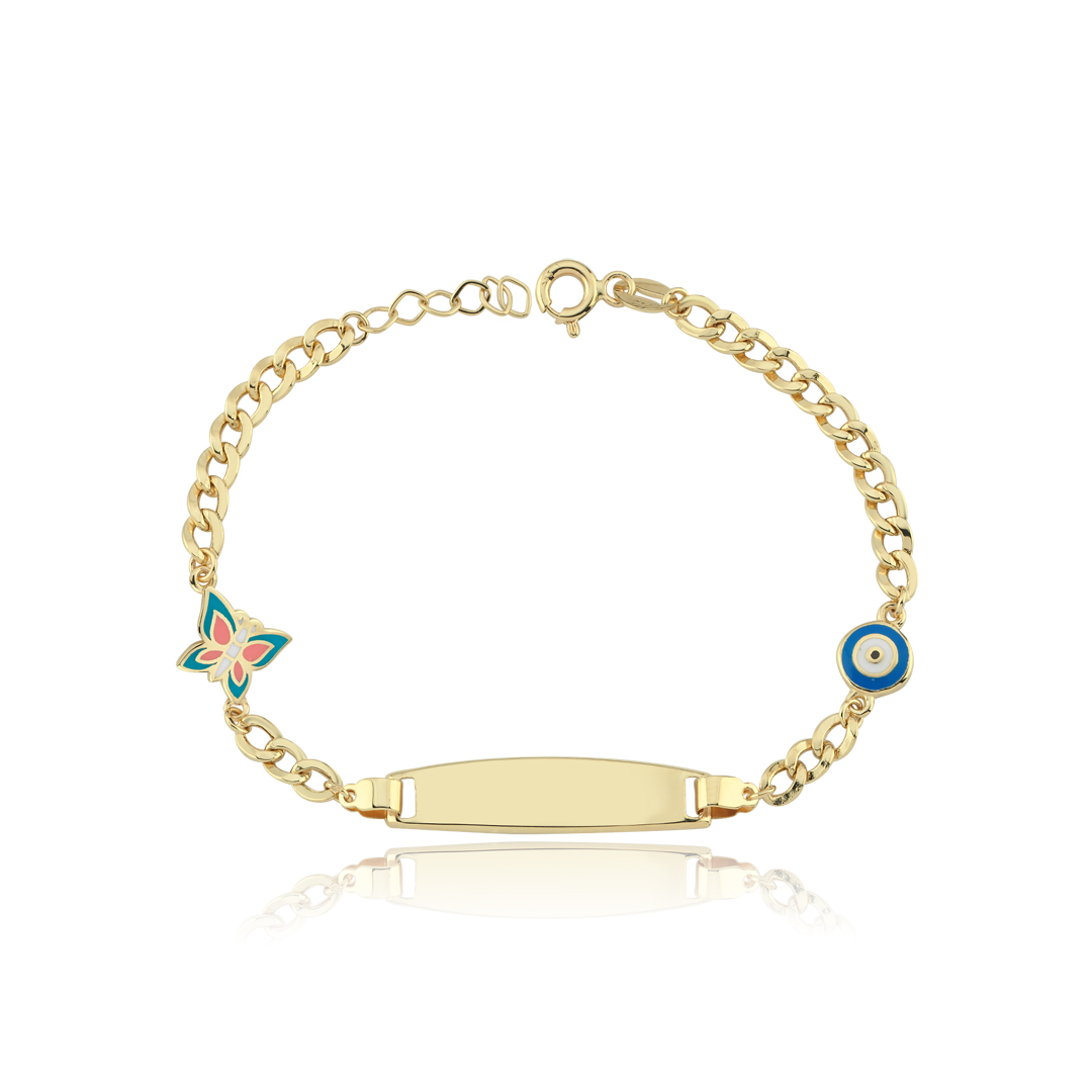 Kelebek Ve Nazar Gözlü Bebek Künyesi - 1