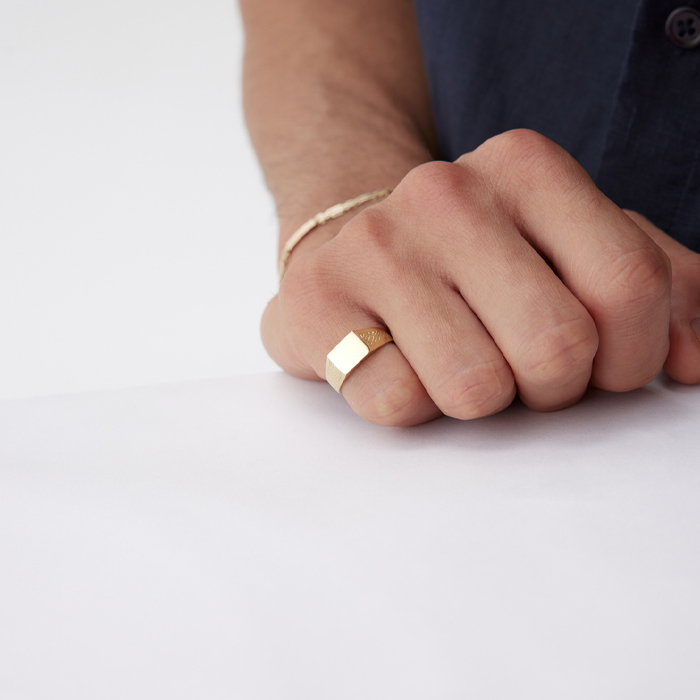 Kemer Plaka Yüzük - Milan (1)