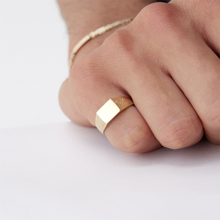 Kemer Plaka Yüzük - Milan