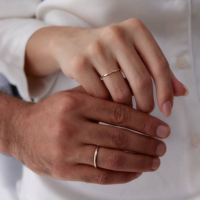 Kemik Çift Alyans - 2