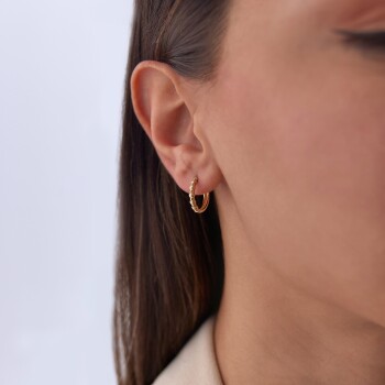 Kemik Kilit Halka Küpe - CNR (1)