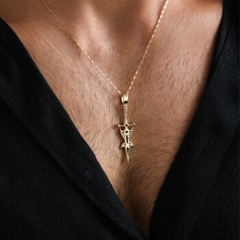 Kılıç Erkek Kolye - Koçak