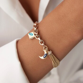 Kilit Ay Charm Bileklik - Konyalı Halil