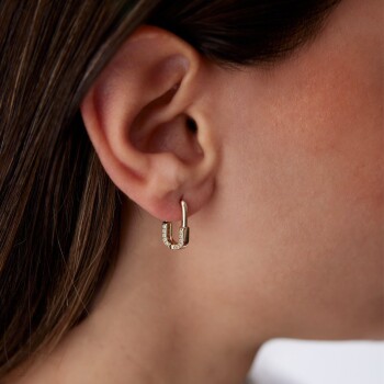 Kilit J Küpe - Rayna (1)