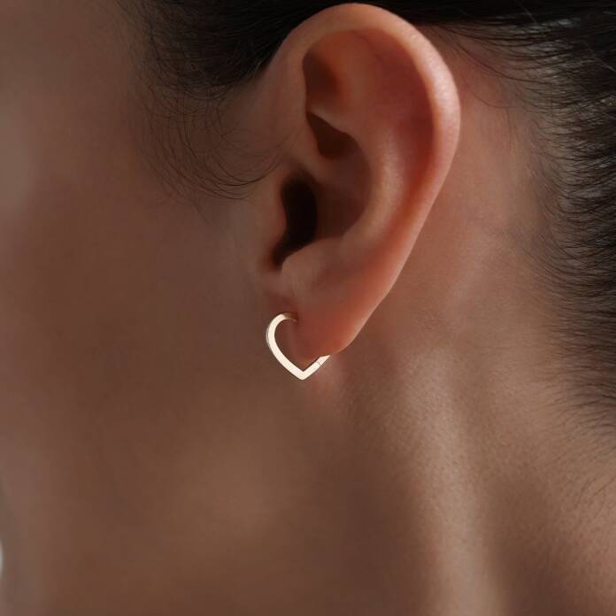 Kilit Kalp Küpe - 1