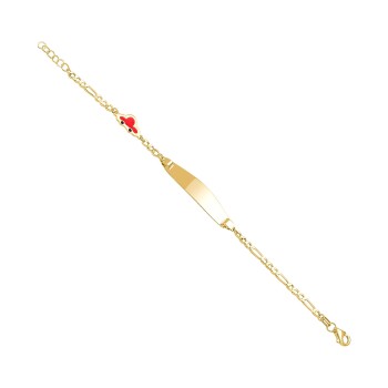 Kırmızı Arabalı Figaro Zincir Çocuk Künyesi - Melike