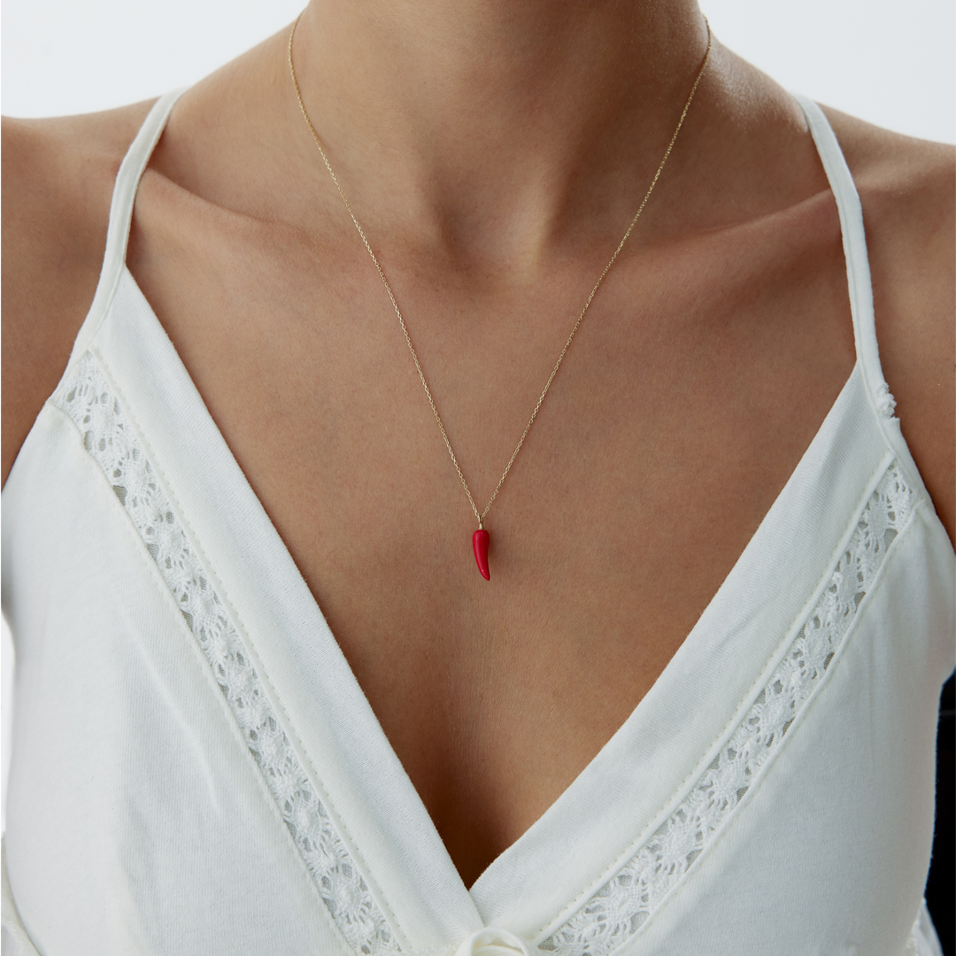 Kırmızı Biber Kolye - 1