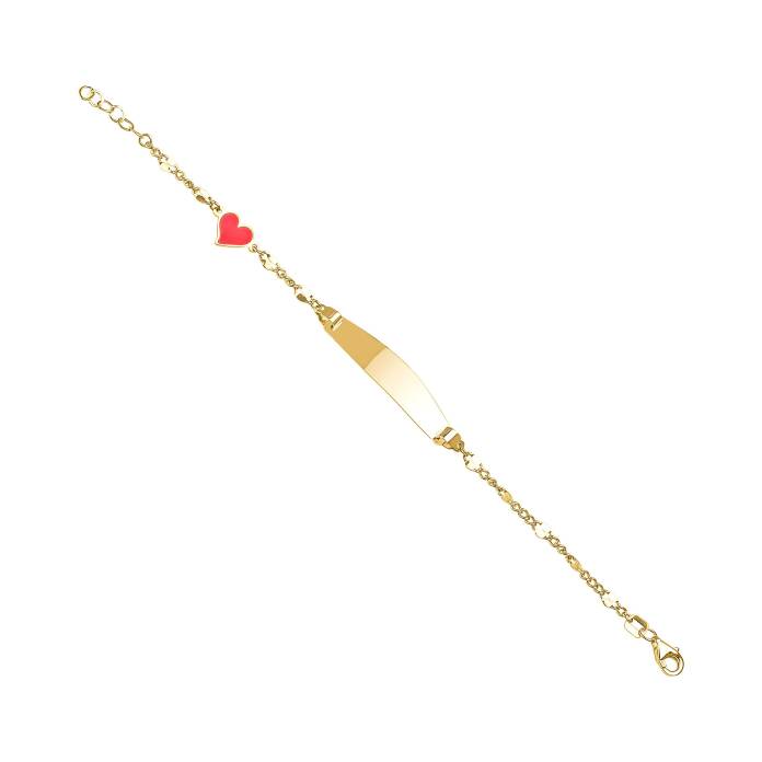 Kırmızı Kalpli Çocuk Künyesi - 1