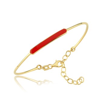 Kırmızı Mineli Tel Kelepçe - 3