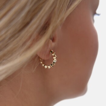 Kirpik Kristal J Küpe - Tuana