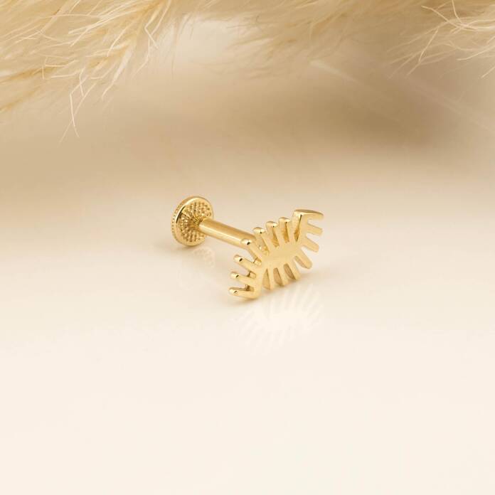 Kirpik Motfili Minimal Tragus Piercing - 3