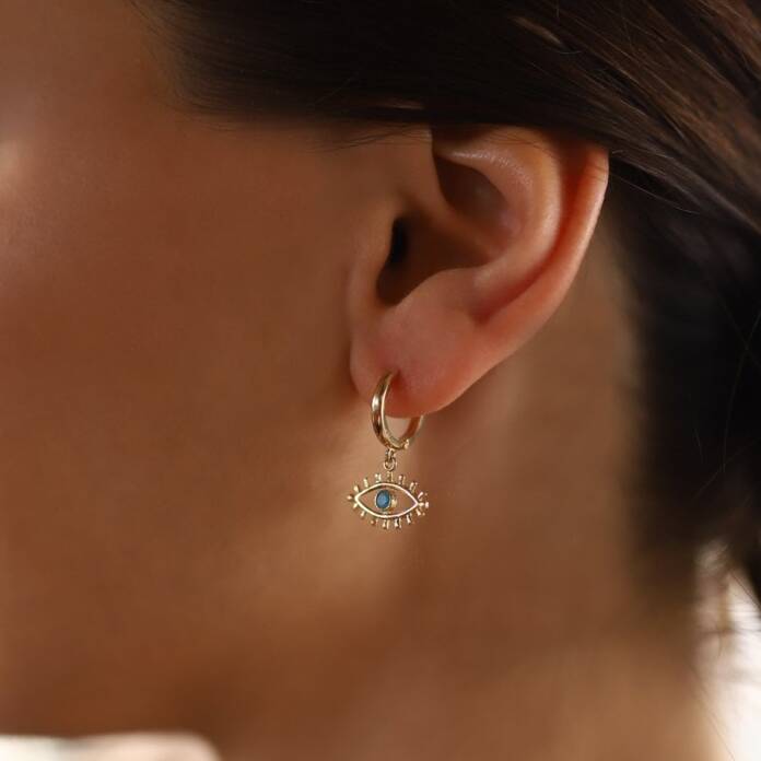 Kirpik Sallantılı Küpe - 1