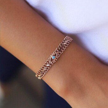 Kirpikli Viyana Bileklik - Rayna