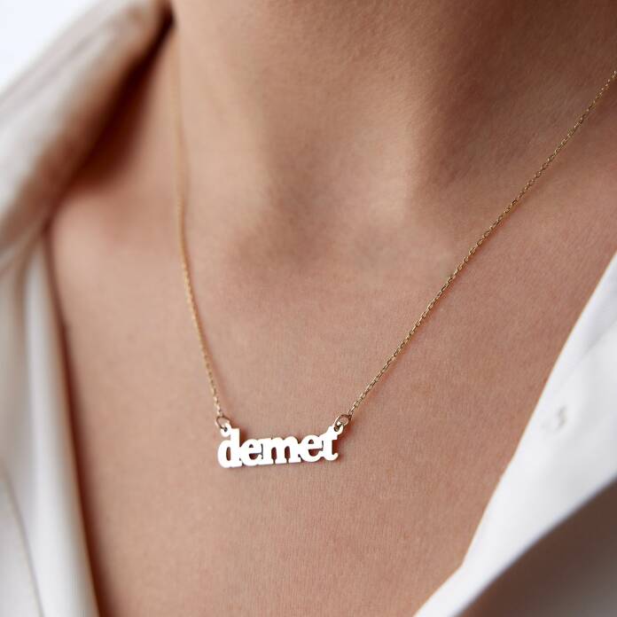 Kişiye Özel İsim Kolye - 3