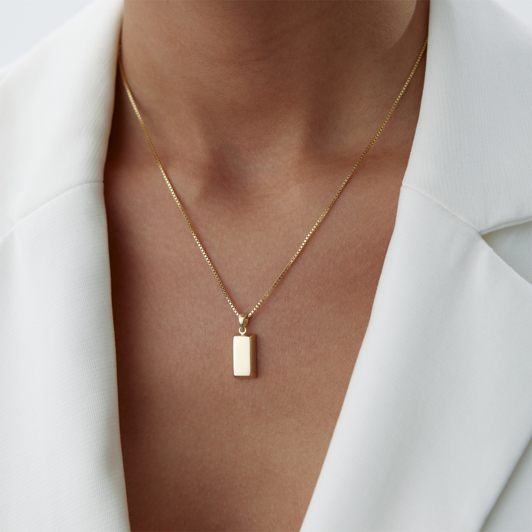 Kişiye Özel Külçe Kolye - 1