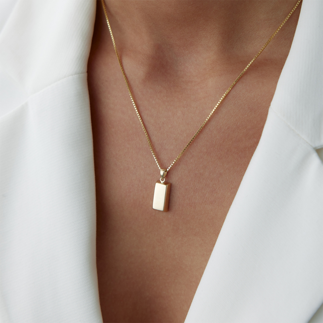 Kişiye Özel Külçe Kolye - 2