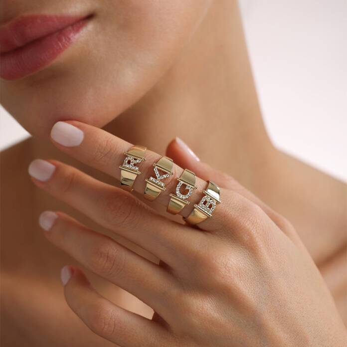 Kiva Harf Yüzük - 1