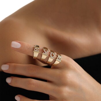 Kiva Harf Yüzük - Tuana (1)