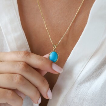 Klasik Firuze Kolye - Osman (1)