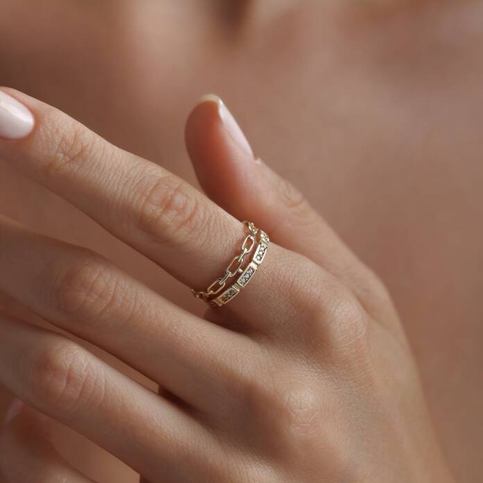 Knock İkili Yüzük - 1